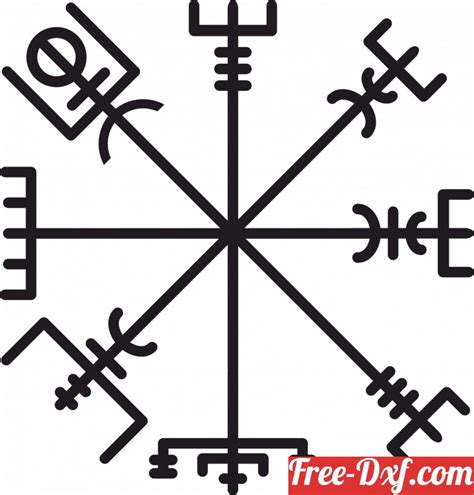 Download Vegvisir Runic Compass Norse Symbols eEqmp High quality