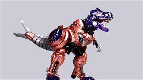 World premiere！TA Metal T.REX Beastwars Megatron review. - YouTube