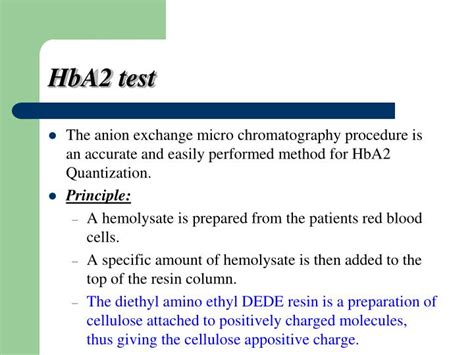 PPT - Hemoglobin A2 PowerPoint Presentation - ID:286025