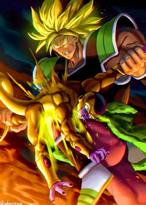 Broly Vs. Golden Frieza, Dragon Ball Super | Sfondi iphone, Disegni da ...