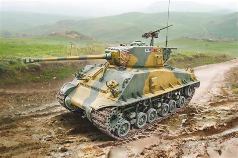 M4A3E8 Sherman (Korean War) Italeri 6586