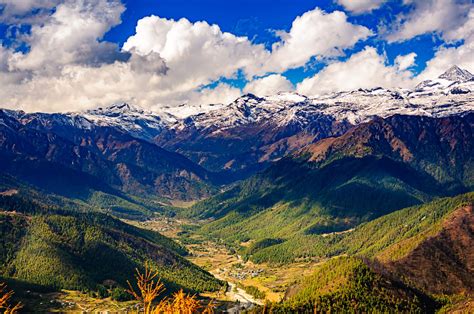 Landscape of Bhutan, Haa or Ha valley, copy space | Bhutan travel ...