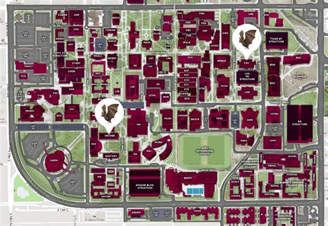 Arizona State University Campus Map - Winni Karilynn