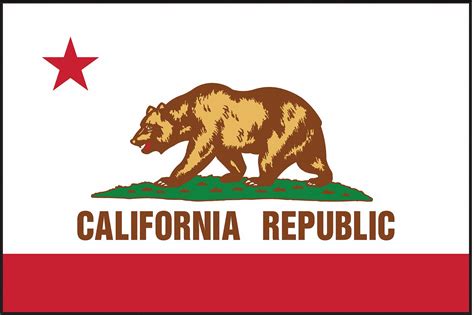 NYLGLO California State Flag, 3 ftH x 5 ftW, Outdoor - 2NEH5|140460 ...