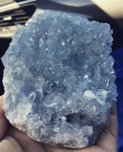 Celestite Angel crystal also known as Celestine | Crystals, Crystals ...