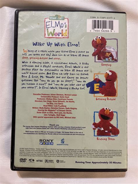 ELMOS WORLD-WAKE UP WITH ELMO (DVD) Has Scratches But Is Playable. | eBay