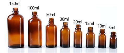 Empty Essential Oil Bottles Amber 30ml 1oz