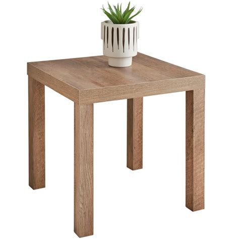 Home Essentials Side Table Oak Finish | Side Tables | B&M