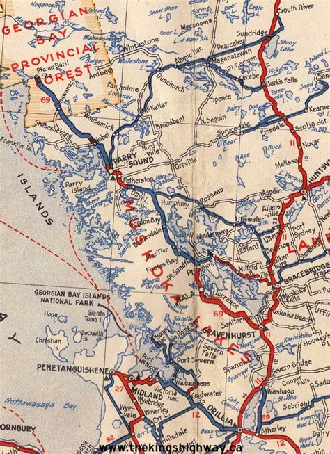 Ontario Highway 69 Route Map - The King's Highways of Ontario