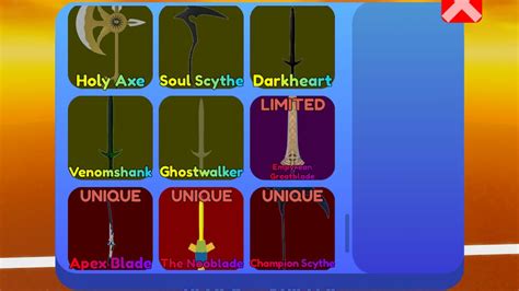 Blade Ball Sword Skins Tier List – Best Weapon Skins! - Try Hard Guides