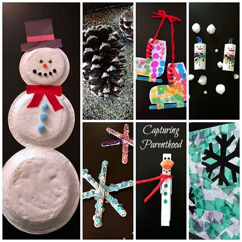 Winter-Themed Arts + Crafts for Kids • Capturing Parenthood