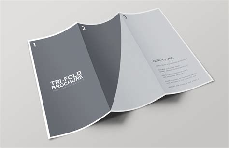 Tri-Fold Brochure Mockup Template — Medialoot