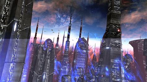 Space Colony Turns Your Home Screen Into An Alien Cityscape, space ...