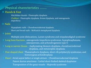 Skeletal dysplasia | PPT