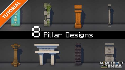 8 Pillar Designs for Minecraft - YouTube