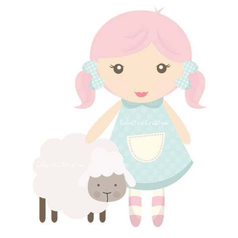 Mary Had a Little Lamb Digital Clipart Clip Art Set Personal - Etsy ...