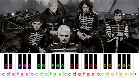 Welcome To The Black Parade by My Chemical Romance | Piano Letter Notes