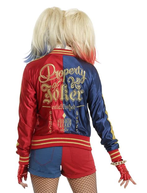 DC Comics Suicide Squad Harley Quinn Girls Satin Souvenir Jacket | Hot ...