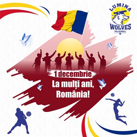 La multi ani, Romania! – Clubul Sportiv Lumina Wolves