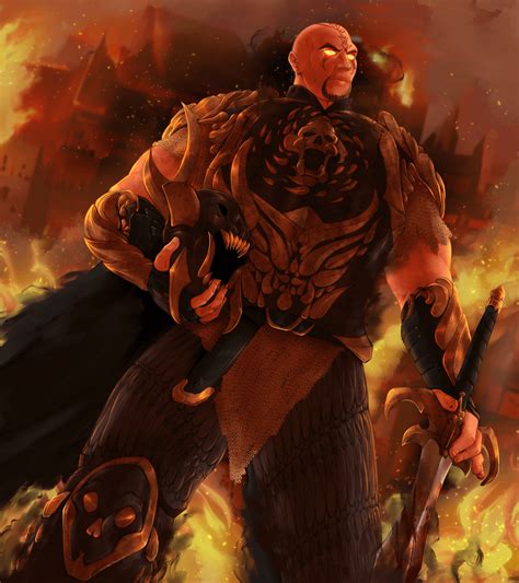 [ART] Sarevok Anchev: Bhaalspawn, Warlord, main villain of Baldur's ...