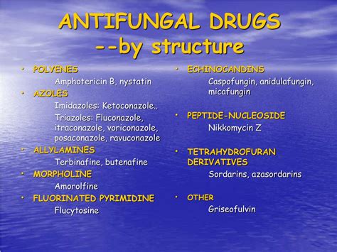 PPT - ANTIFUNGAL DRUGS Modes of Action Mechanisms of Resistance ...