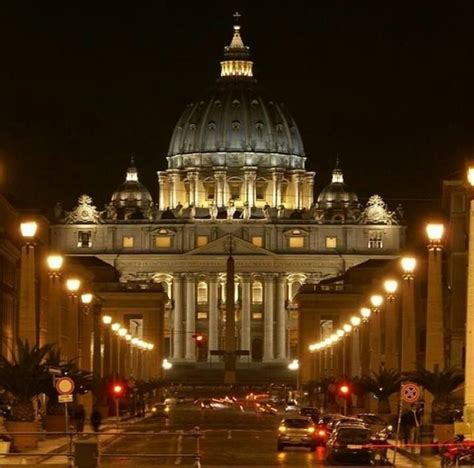 Vatican City at night | Vatican, Rome, Vatican museums