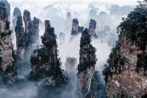 Tianmen Mountain National Park China Wallpapers - Wallpaper Cave