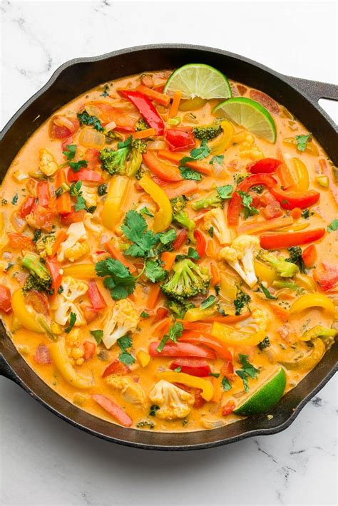 Red Thai veggie curry (LOW CARB) (VEGAN)