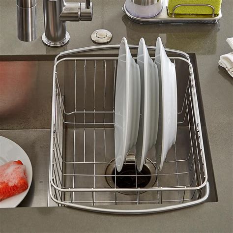 Stainless Steel In-Sink Dish Drainer | Cozinha organizada, Escorredor ...