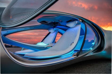 Test driving the wild Vision AVTR concept car from Mercedes