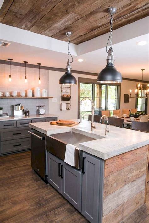 20+ Best Fixer Upper Farmhouse Kitchen Design Ideas - Bedroomm010