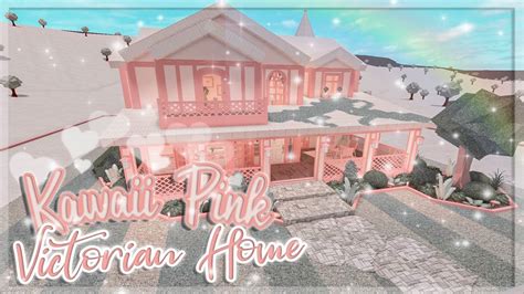 ROBLOX | Bloxburg: Kawaii Pink Victorian Home | 200k | Speedbuild ...