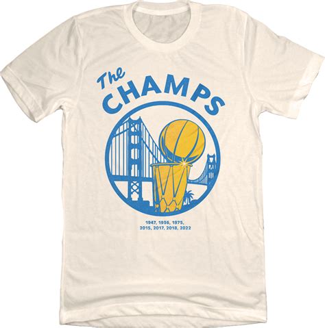 Warriors The Champs | Bay Area Basketball | In The Clutch Clothing