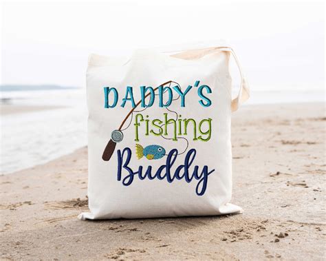 Daddy's Fishing Buddy #1514 - Embroidery Village LLC