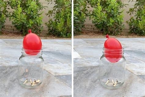 Balloon in a Jar Air Pressure Experiment | Mombrite