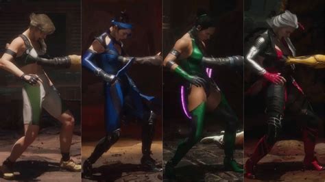 MK11 Ryona：Kabal Fatalities and Brutalities on Cassie/Sonya/Kitana/Jade ...