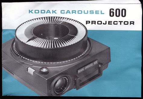 Instruction Manual - Slide Projector, Eastman Kodak Company, Carousel ...