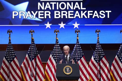 At National Prayer Breakfast, Biden calls for unity