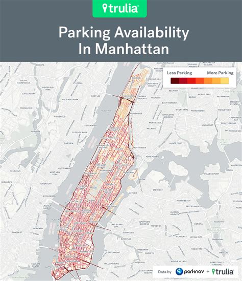 Manhattan Street Parking Map | Islands With Names