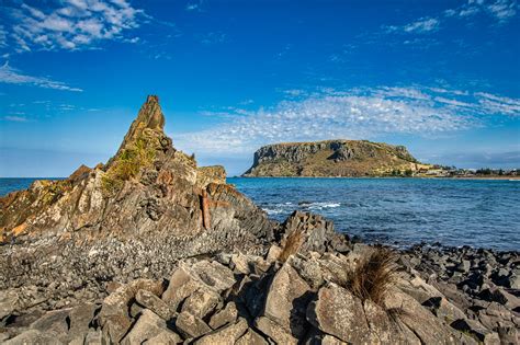 Rock formation, The Nut Stanley, Tasmania, Australia