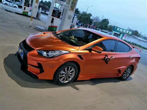 Hyundai Elantra Fiberglass Car Auto Racing Tuning Bodykits - China ...