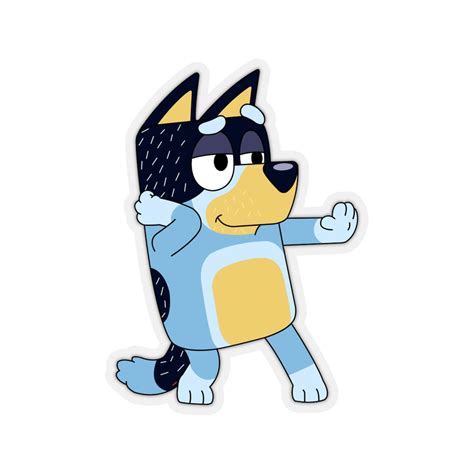 Bluey Bandit Dancing Stickers - Etsy