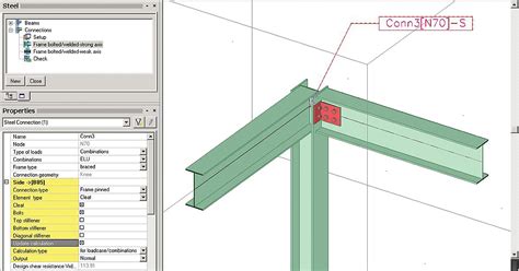 Steel Beam Connection Design