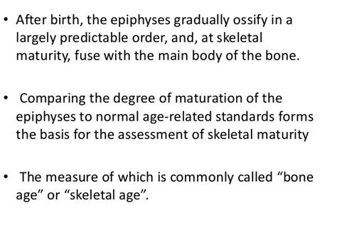 Bone age estimation