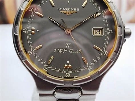 LONGINES CONQUEST TITANIUM VHP DATE QUARTZ MEN'S WATCH