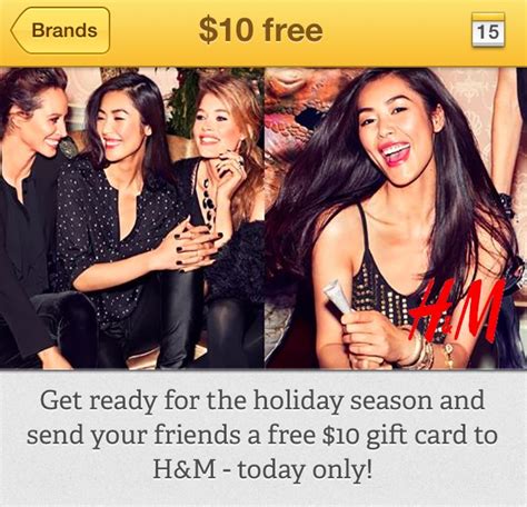 Free $10 H&M Gift Card in Wrapp App - Who Said Nothing in Life is Free?