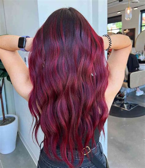 Dark Red Hair Color Ideas