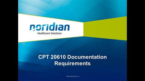 CPT 20610 Documentation Requirements - YouTube