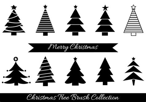 Christmas Tree Brushes - Free Photoshop Brushes at Brusheezy!