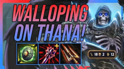 AN ABSOLUTE THANA WALLOPING! Thanatos Jungle Gameplay (SMITE Conquest ...